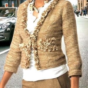 2 Piece Cabi Pants Suit With Tweed Jacket  NWT